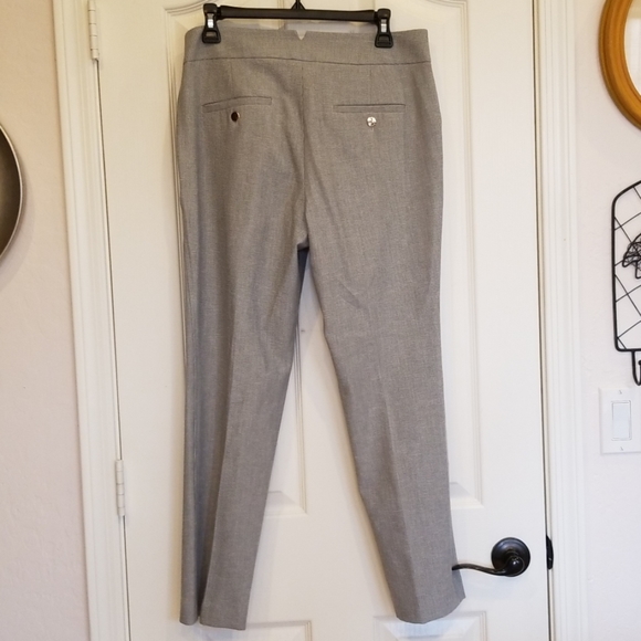 Ann Taylor Grey Soft City Slacks - Picture 2 of 5